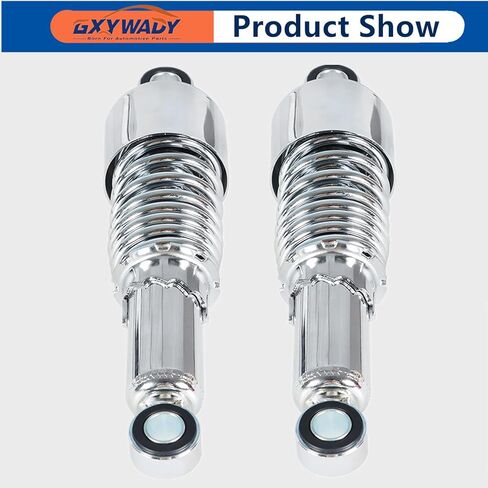 GXYWADY Motorcycle 10.5 Chrome Rear Shocks Absorbers 267mm Rear Suspension Replacement for Sportster 883 1200 in Saudi Arabia
