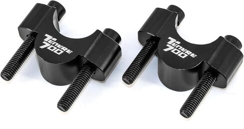 For Yamaha Tenere 700 Handlebar Riser Clamp Adapter XT690Z Tenere 700 Rally Lift Height Booster Accessories 2021 2022 2023 2024 2025 (Black) in Kuwait