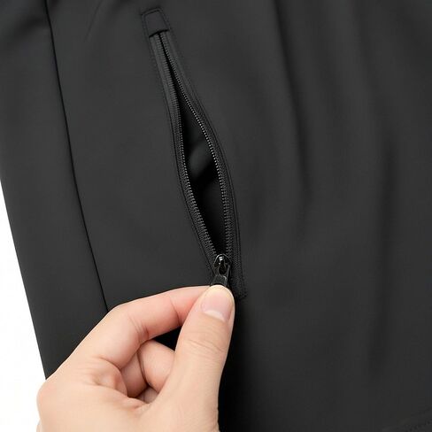 Men's Stretchy Athletic Shorts 100D Polyester Lightweight Durable for Outdoor Sports & Gym in Saudi Arabia