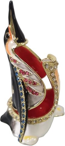 Violin Trinket Box Jewelry Box Hand Painted Decorative Box with Hinged Lid Ring Earring Holder Table Figurine Collectible in Kuwait