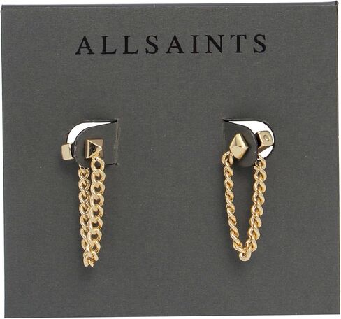 AllSaints Women's Pyramid Chain Earrings in Kuwait