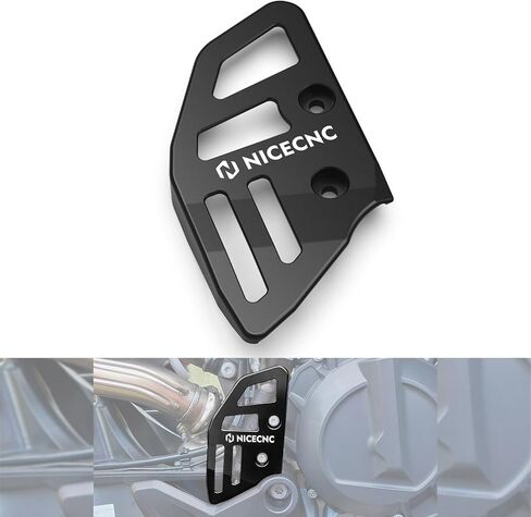 NICECNC CNC Rear Brake Master Cylinder Enclosure Guard Cover Compatible with 790/890 Adventure/Adventure R 2019-2023, Compatible with Husqvarna Norden 901 2022-2023, Aluminum, Black in Saudi Arabia