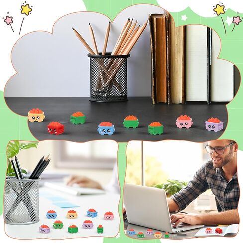 48Pcs Mini Dumpster Fire Figurines, Resin Dumpster Trash Shape with Fire, Emotional Dumpster Fire Desk Accessories, Funny Desk Decor for Staff, Teacher Office, Coworker, Nurse (6 Colours) in Saudi Arabia