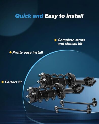Struts Front Strut Spring Assembly Stabilizer Bar Link Fit for 2007-2014 for Honda CR-V Suspension for 4 in Saudi Arabia