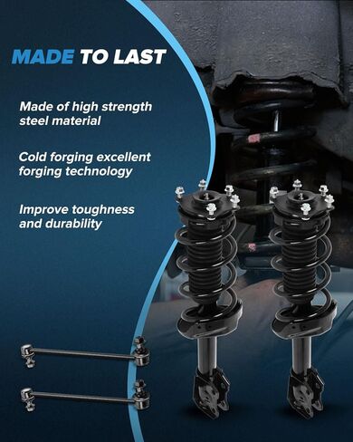 Struts Front Strut Spring Assembly Stabilizer Bar Link Fit for 2007-2014 for Honda CR-V Suspension for 4 in Saudi Arabia