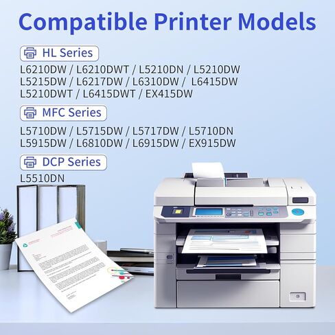 استبدال متوافق مع حبر myCartridge TN920XL TN920 لأخيه TN920 XL TN 920 TN920XXL TN-920XL TN920UXXL حبر عالي الإنتاجية لطابعة HL-L6210DW HL-L5210DN HL-L5210DW HL-L5215DW 4 عبوات in Kuwait