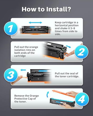 INK4U متوافق مع خراطيش حبر 215A 4 عبوات بديلة لخراطيش حبر HP 215A hp215a W2310A للعمل مع طابعة HP Color LaserJet Pro MFP M183fw M182nw M183fdw M155dw M155nw (4 عبوات) in Kuwait