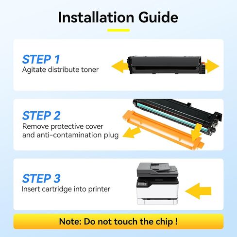 CS331 CX331 Toner Cartridges 4 Pack (with Chip) Replacement for Lexmark 20N10K0 20N10C0 20N10M0 20N10Y0 Toner Compatible with Lexmark CS331dw CS431dw CX331adwe CX431adw CS431 CX431 Series Printer Ink in Kuwait