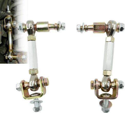 ديزل أمامي Sway Bar End Link Sway Bar Relocation لمجموعة رفع قابلة للتعديل 0-6 بوصة متوافقة مع 2003-2008 Dodge Ram 2500 3500 4WD، فضي in Saudi Arabia