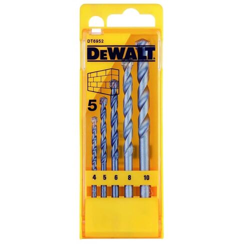 DeWalt DT6952-QZ Drill Driver Bit Set 4,5,6,8 and 10 5pcs Masonry in Saudi Arabia