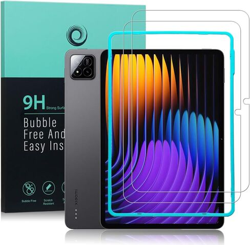 واقي شاشة Ibywind لهاتف Xiaomi Redmi Pad Pro/Poco Pad 12.1 بوصة، مع قطعتين من الزجاج المقسى، [قارئ بصمات الأصابع، سهل التركيب] in Saudi Arabia