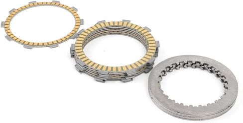Areyourshop مجموعة القابض الفولاذية وألواح الاحتكاك لهوندا VN VT 600/C Shadow VLX 1987-2007، VT600 Shadow VLX Deluxe 1993-2007، XL600V Transalp 1987-2000، CB500R 1994-2003، CBF500 2004-2007 in Saudi Arabia