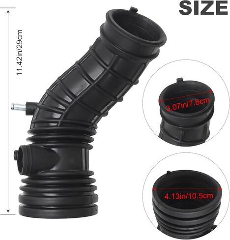 17228-RBB-A00 Air Cleaner Intake Hose Tube with Clamps, Replacement for Acura TSX 2.4L L4 Gas 2006-2008, Replaces 17228RBBA00 in Kuwait