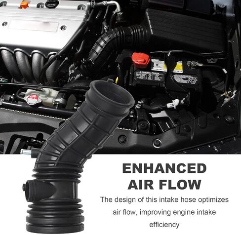 17228-RBB-A00 Air Cleaner Intake Hose Tube with Clamps, Replacement for Acura TSX 2.4L L4 Gas 2006-2008, Replaces 17228RBBA00 in Kuwait