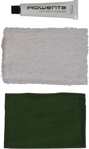 طقم تنظيف قاعدة الحديد الساخن من روينتا ZD100 (أنبوب من المنظف وقماش التلميع وقطعة قماش التنظيف) in Kuwait