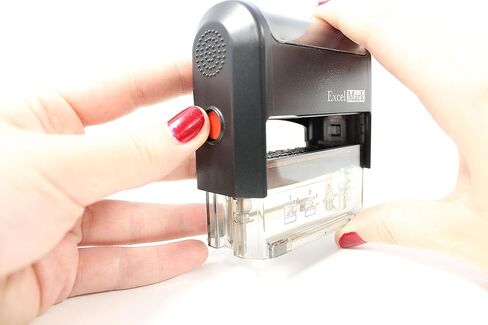 ExcelMark Self Inking Address Stamp - Style 298 in Saudi Arabia