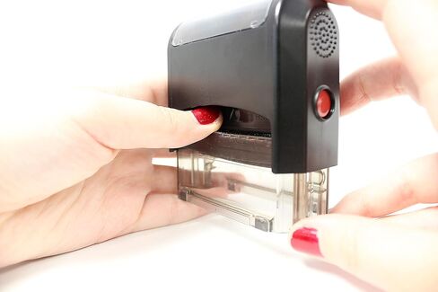 ExcelMark Self Inking Address Stamp - Style 298 in Saudi Arabia