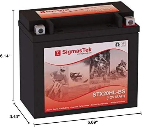 Indian 1819CC Chieftain, 2014-2018 Motorcycle Battery (Replacement) in Saudi Arabia