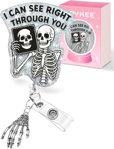 Nurse Badge Reel Retractable - Funny Pharmacy Cat Medicine Badge Reel Holder with Alligator Clip, Gift for Nurse Office Worker Medical Student ID Accessories in Saudi Arabia