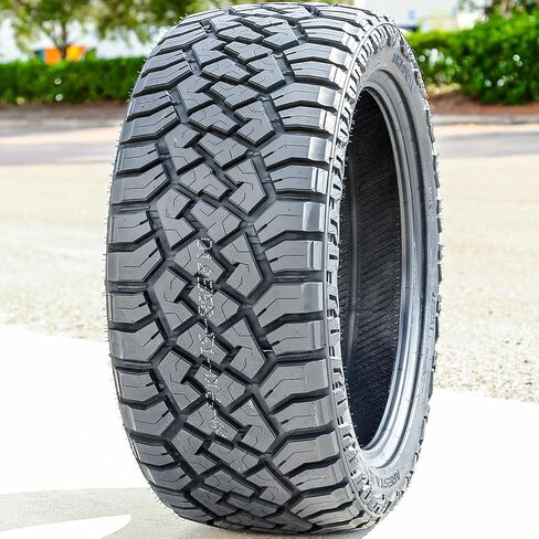 Arisun Aresta R/T ZG07 إطار شعاعي للشاحنة الخفيفة للطرق الوعرة والطين لجميع التضاريس - LT285/75R18 285/75/18 285/75-18 129/126Q نطاق التحميل E LRE 10 طبقات BSW جدار جانبي أسود in Kuwait