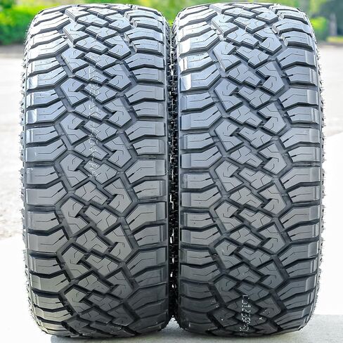 Arisun Aresta R/T ZG07 إطار شعاعي للشاحنة الخفيفة للطرق الوعرة والطين لجميع التضاريس - LT285/75R18 285/75/18 285/75-18 129/126Q نطاق التحميل E LRE 10 طبقات BSW جدار جانبي أسود in Kuwait