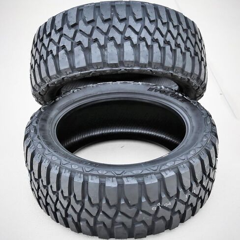 مجموعة من 2 (اثنين) Evoluxx Rotator M/T Mud Off-Road Light Truck Radial Tires-37X13.50R26LT 37X13.50X26 37X13.50-26 114Q نطاق التحميل E LRE 10-Ply BSW جدار جانبي أسود in Saudi Arabia