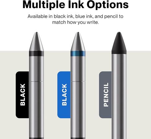 inq PENCIL Kit – 5-Pack D1 Refills with Pencil-Like 1.0mm Conical Tip, Carbon Writing Cartridges with Removal Tool for Sketching & Notes in Kuwait