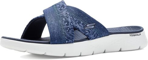 صندل Skechers النسائي أثناء التنقل Go Walk Flex مع طباعة زهور in Kuwait