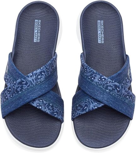 صندل Skechers النسائي أثناء التنقل Go Walk Flex مع طباعة زهور in Kuwait