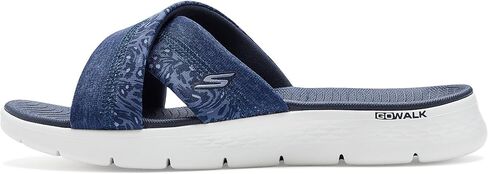 صندل Skechers النسائي أثناء التنقل Go Walk Flex مع طباعة زهور in Kuwait