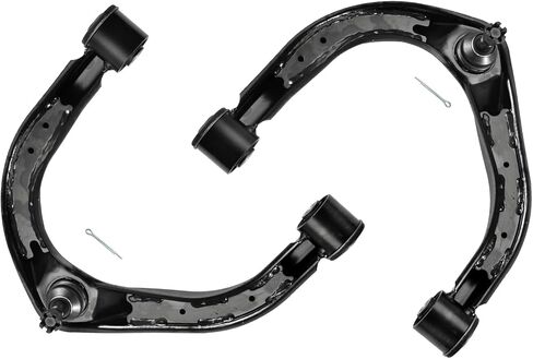 طقم أذرع التحكم قطعتان لسيارة إنفينيتي QX56 QX80 ونيسان باثفايندر أرمادا تيتان 2004-2019، أذرع التحكم العلوية الأمامية مع مجموعة وصلات كروية in Kuwait