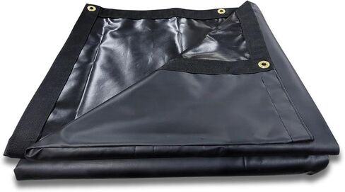 Carolina Tarps 7’ x 18’ Waterproof 18oz Vinyl Dump Truck Tarp - Heavy Duty PVC, Universal Fit in Saudi Arabia