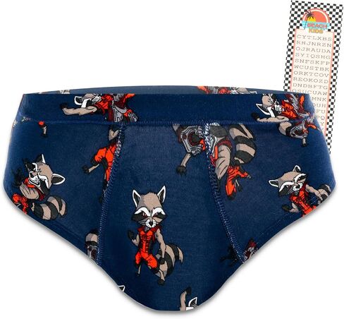 Marvel Guardians of the Galaxy MeUndies Underwear for Women Apparel Bundle with Large Rocket Raccoon High Waisted Cheeky Brief Panties for Teens, Women & Bookmark Multicolor in Saudi Arabia