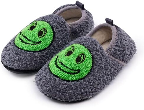 شباشب COVS Smile Face شباشب للأطفال الصغار للأولاد والبنات شباشب للأطفال الصغار أحذية منزلية مضادة للانزلاق ونعل ناعم من المطاط اللدن حراريًا للأطفال أحذية جوارب منزلية in Saudi Arabia