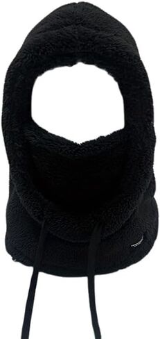 Womens Knit Beanie Hat Winter Scarf Mask Set- Elastic Drawstring Closure Insulating for Cycling, Skiing, Outdoor Activities in Saudi Arabia