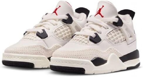 Toddler's Jordan 4 Retro OG FC Sail/Black-University Red (IM4027 100) - 7 in Saudi Arabia