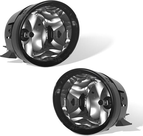 HSMOTHEV Fog Lights Assembly Compatible With Nissan 2004 2005 2006 2007 Titan 2004 2005 2006 2007 Armada, Black Housing With 880-12V27W Halogen bulbs and bracket Smoked Color in Saudi Arabia