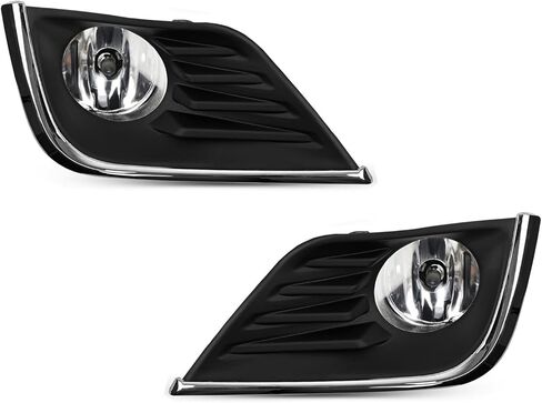 HSMOTHEV Fog Lights Assembly Compatible With Nissan 2004 2005 2006 2007 Titan 2004 2005 2006 2007 Armada, Black Housing With 880-12V27W Halogen bulbs and bracket Smoked Color in Saudi Arabia
