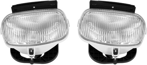 HECASA المصد السفلي الأمامي + ضوء الضباب متوافق مع 1998-2000 Ford Ranger EV/XL Styleside/XLT Styleside لاستبدال FO1095172 FO2592198 FO2593198 مصباح ضباب شفاف بعدسات شفافة in Saudi Arabia