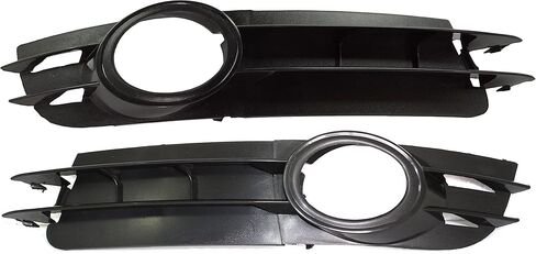 Garage-Pro Fog Light Trim SET Compatible with Audi A6 2006-2008, A6 Quattro 2005-2008 Front, Driver and Passenger Side, For Models Without S-Line Package, Black in Saudi Arabia