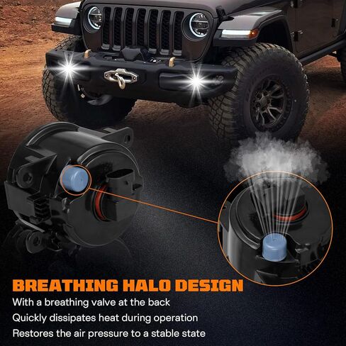 مصباح أمامي للضباب 55 وات 3.5 بوصة، متوافق مع 2013-2015 2018 Mitsubishi Outlander Sport، مصابيح ضباب أمامية بيضاء زينون 6000K، ضوء ضباب يسار ويمين، عدسات شفافة، حزمة من 2 in Kuwait