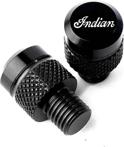Motorcycle Aluminum Mirror Hole Plug Screw Bolt Compatible with Indian FTR 1200 S FTR1200 Carbon/Rally Chief Vintage Scout(Black) in Saudi Arabia