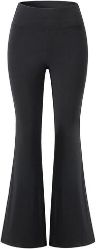 Women's High-Waisted Slightly Flared Breathable Elastic Trousers in Saudi Arabia