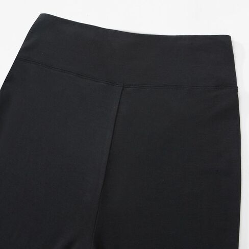 Women's High-Waisted Slightly Flared Breathable Elastic Trousers in Saudi Arabia