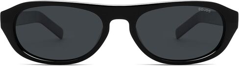 SOJOS Classic Acetate Oval Sunglasses for Men Women Polarized UV400 Protection Unisex Retro Lightweight Sun Glasses SJ3127 in Saudi Arabia