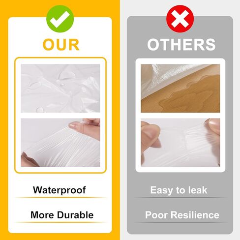 3pcs 9X12FT Plastic Drop Cloths,Waterproof Anti-dust Cover, Disposable Tarp for Painting for Couch/Furniture Cover in Saudi Arabia