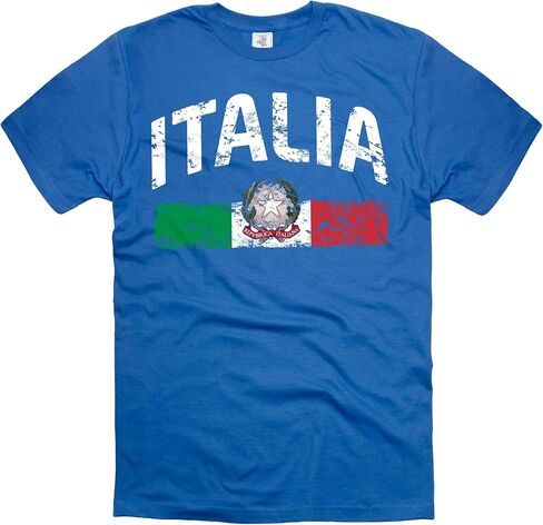 Silk Road Tees Italia T-Shirt Italy Flag Italian Mens Tee Shirt in Saudi Arabia