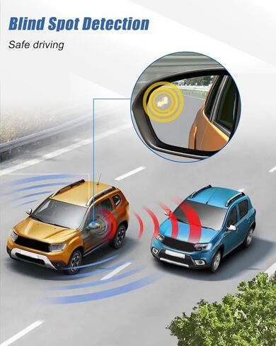 زجاج مرآة ساخن من جانب الركاب مناسب لسيارة Ford F150 2021-2026 F150 Lightning 2022-2026، مرآة رؤية جانبية محدبة مع اكتشاف البقع العمياء استبدال ML3Z17K707D FO1325206 in Saudi Arabia