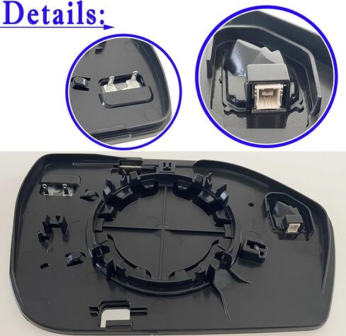 Explorer Driver Side Mirror Glass Compatible with Ford Explorer 2020 2021 2022 2023 2024 2025 Left Mirror Glass Heated BSD with Blind Spot Detection with Backing Plate in Saudi Arabia