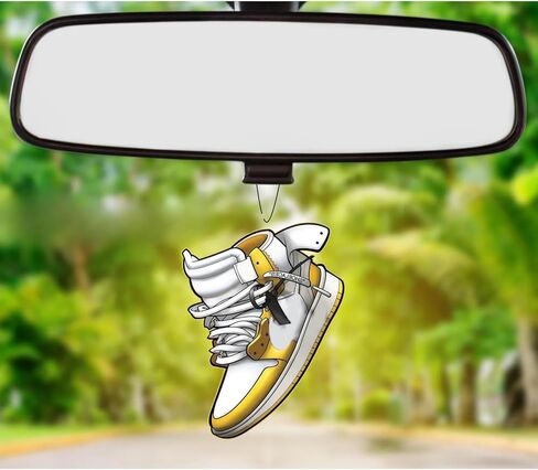 معطر هواء السيارة من روان، حذاء رياضي للنساء والرجال والأطفال - معطرات معلقة للديكور داخل السيارة والمنزل - عبوة من 4 قطع in Kuwait